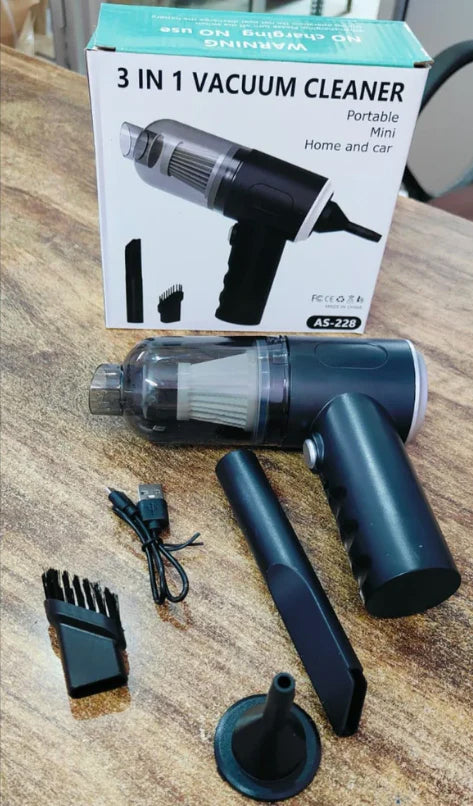 3 in 1 Vacuum Cleaner Rechargeable Dual Mode Cordless Vacuum Cleaner Portable Cleaning Tool