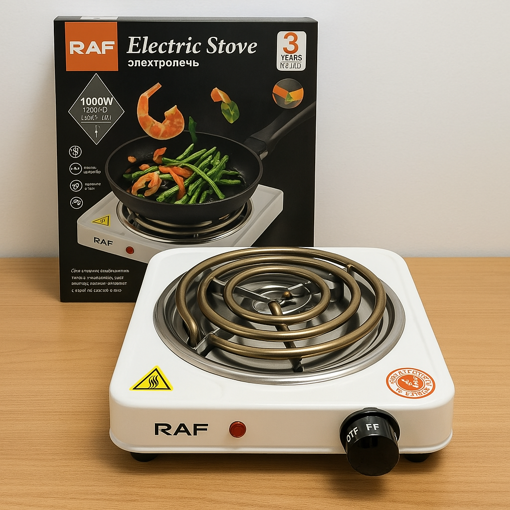 Electric Stove (Electric CHULA) Single Plate Portable Hot Plate - 1000 Watts.