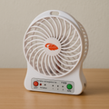 Mini Table Round Fan Compact USB Charging with Speed Control.