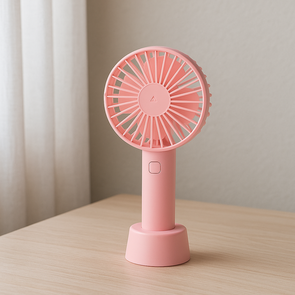 Mini Handheld Fan 3 Speed Portable Hand Fan
