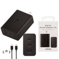 65W SAMSUNG US PIN PD Power Adaptor Trio Usb C x 2Ports,Usb-A Port.