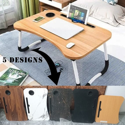 Laptop Table Stand Multifunctional Wooden Laptop Table Portable -  5 Designs
