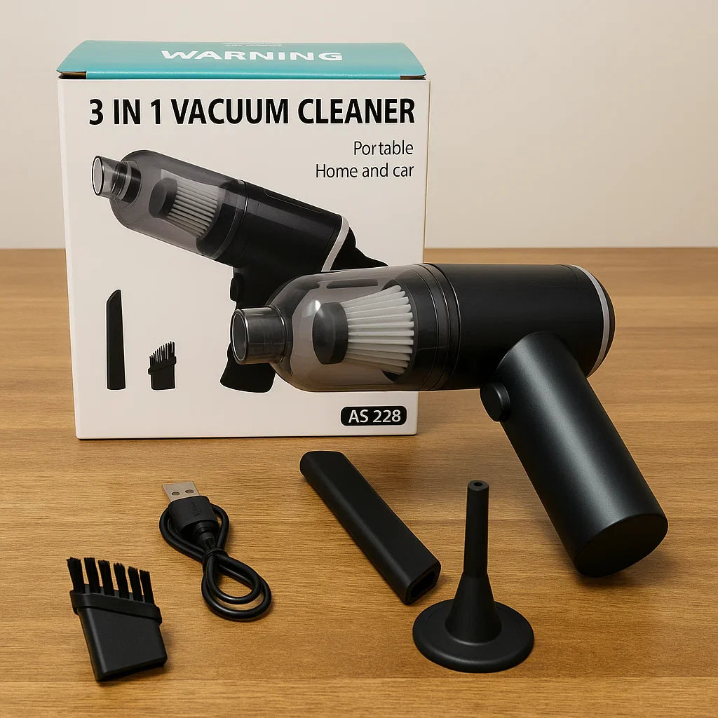 3 in 1 Vacuum Cleaner Rechargeable Dual Mode Cordless Vacuum Cleaner Portable Cleaning Tool