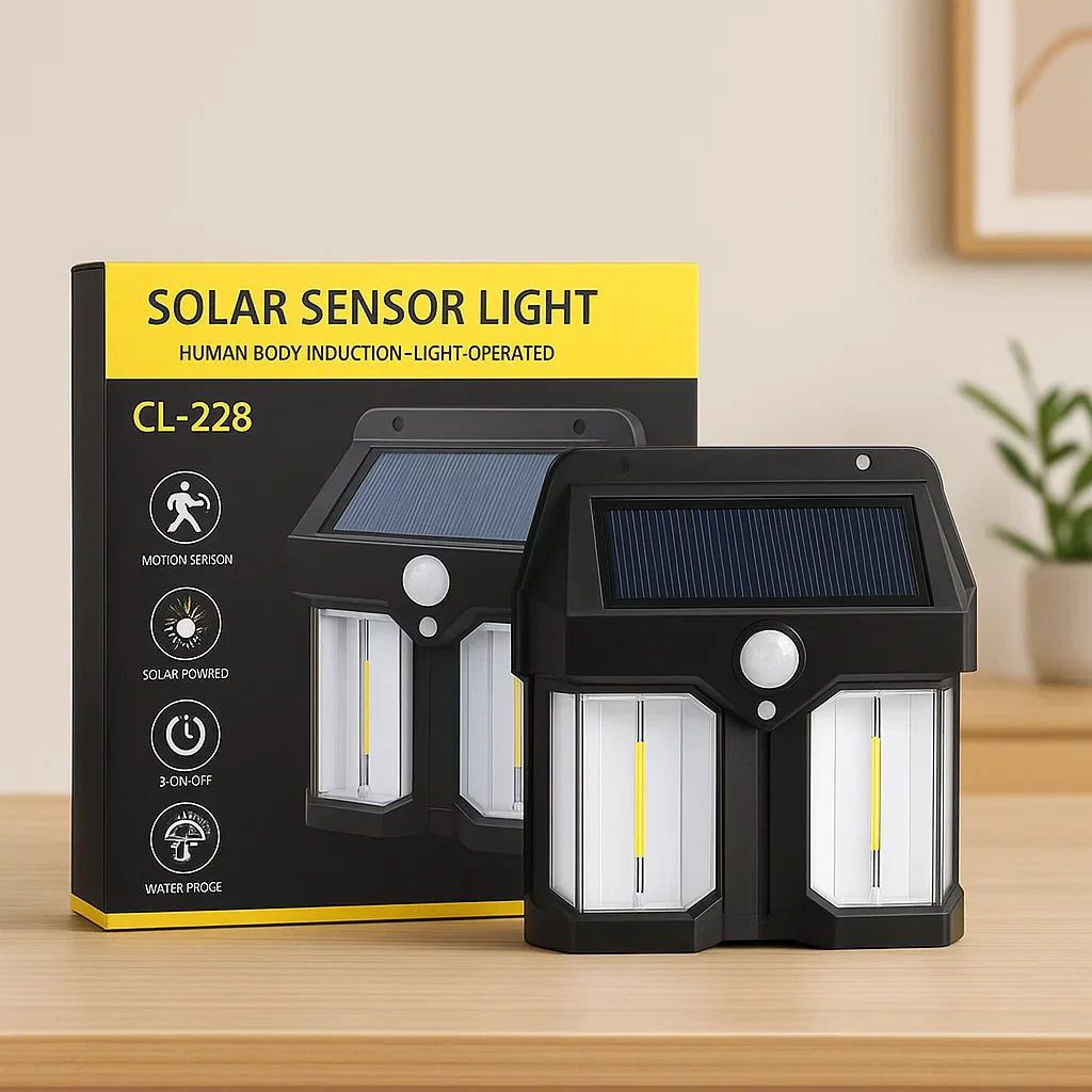Double Lamp Solar Wall Light CL-228 Tungsten Filament Solar Lamp