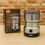 RAF Mini Electric Grinder 2 in 1 R-7126 Stainless Steel Grder For Coffee beans, Spices, Masala Grinding Machine 220Vin,