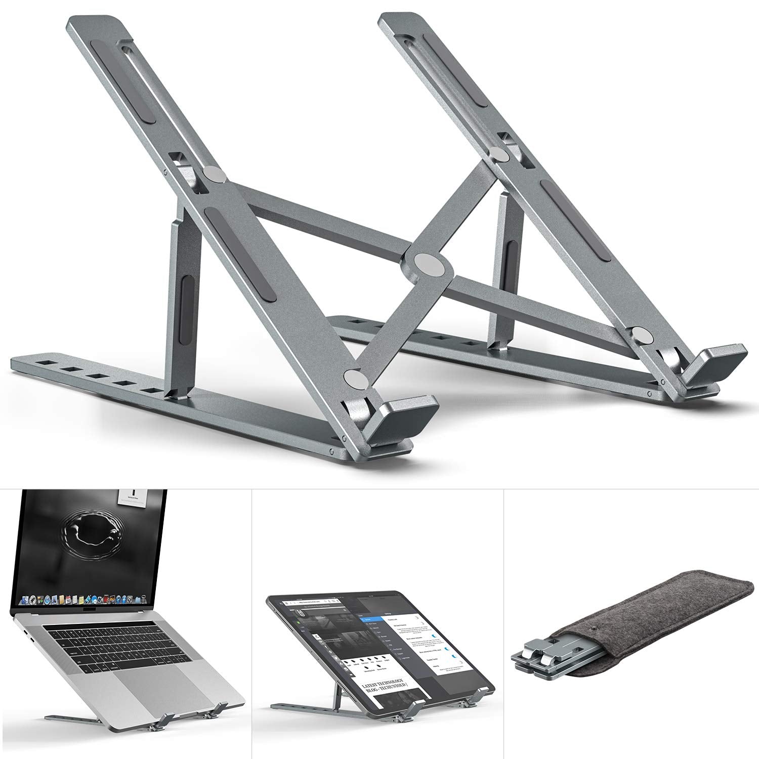 16 INCH LAPTOP STAND CREATIVE FOLDING STORAGE BRACKET.