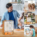 Rechargeable Mini Mist Air Cooler Mist Spray Fan with LED Touch