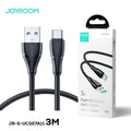 JOYROOM S-UC027A11 SURPASS SERIES 3A USB-A TO TYPE-C FAST CHARGING DATA CABLE 3M-BLACK.