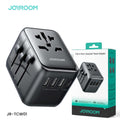 JR-TCW01 17W 4-PORT UNIVERSAL TRAVEL ADAPTER BLACK.