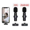 K11 2 IN 1 Collar Wireless Microphone Iphone/Android & Type C Supported.
