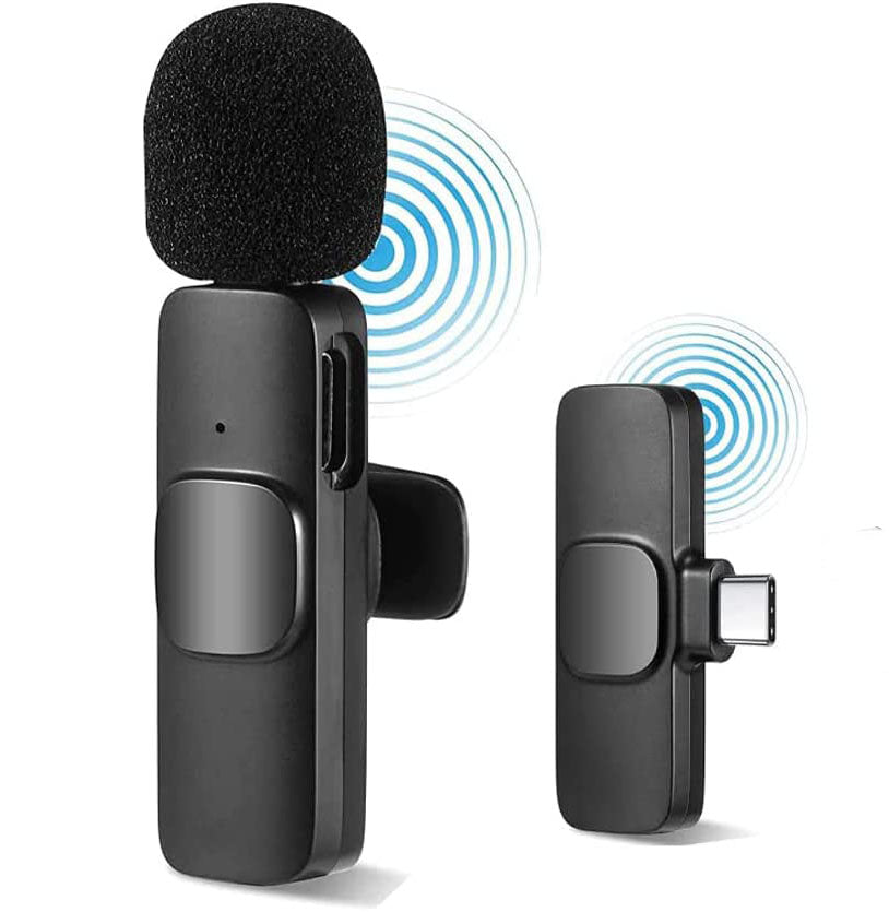 K8 Collar Wireless Microphone Type C Supported.