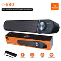 KISONLI I-580 PLUS HOME THEATER USB SOUNDBAR SPEAKER SYSTEM WITH HEADSET AND MICROPHONE JACK.
