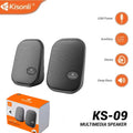 KISONLI KS-09 FASHIONABLE 2 INCH AUDIO SPEAKERS FOR PC OR LAPTOP.