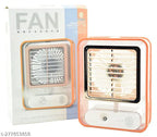 Rechargeable Mini Mist Air Cooler Mist Spray Fan with LED Touch