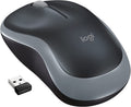 Logitech M185 Wireless Mouse, 2.4GHz with USB Mini Receiver.