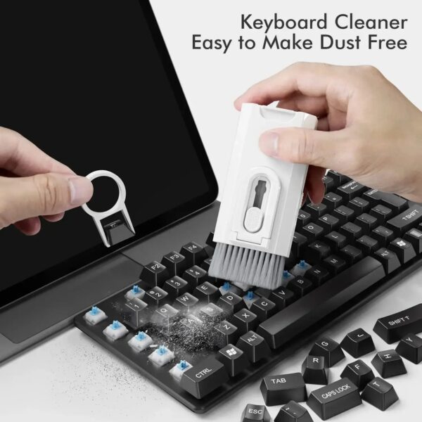 8-in-1 Cleaning Kit, Multifunctional Electronic Cleaning Kit Cleaning Brush Tool for Airpod Pro / Keyboard / Earbuds / MacBook / Headphones / Earphones / iPad / iPhone.