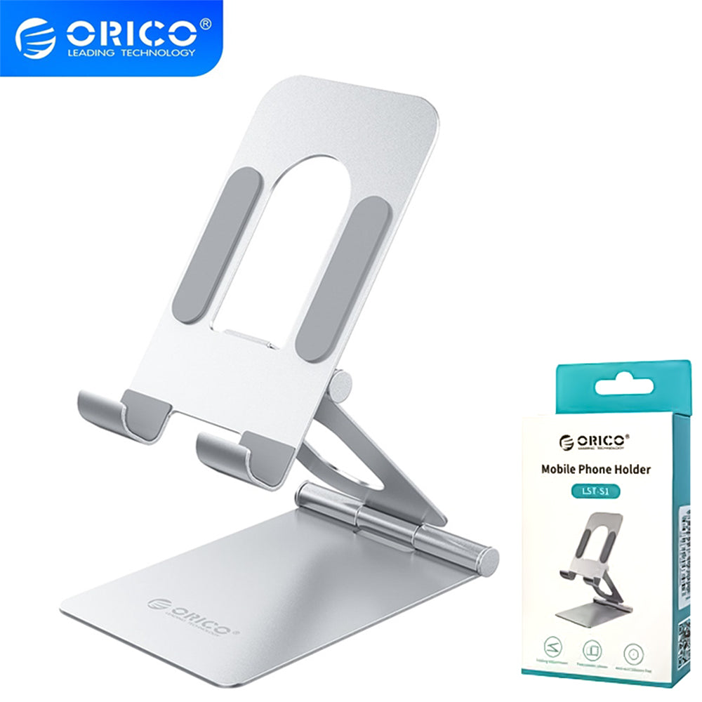 ORICO-LST-S1 Mobile Phone Holder Adjustable Foldable Metal Desktop Stand.