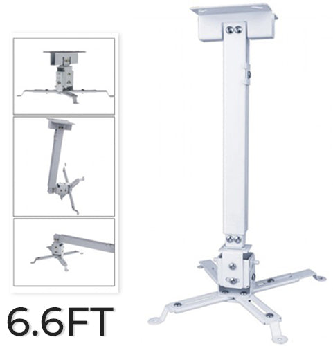 PROJECTOR CEILING MOUNT KIT HEAVY GAUGE (SQUARE TYPE) STAND 6.6FEET 2M.