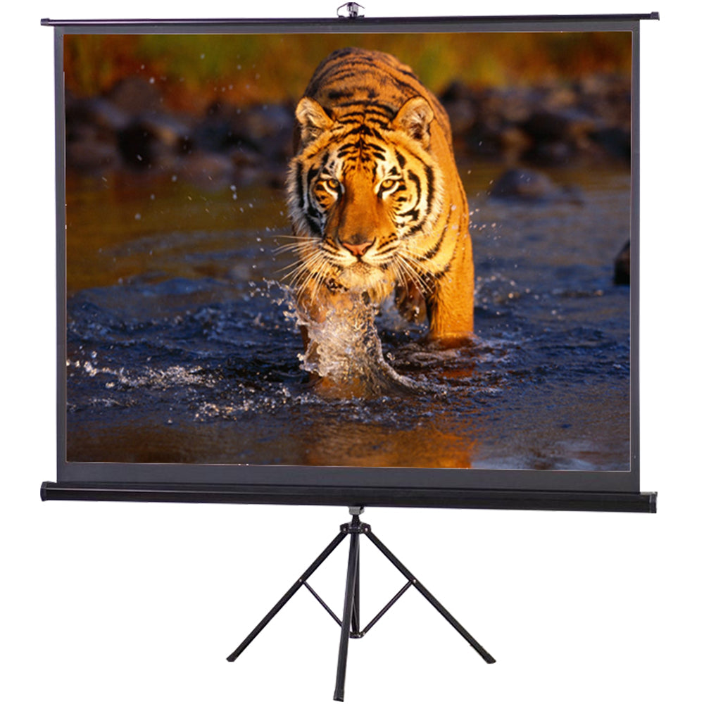 Projector Screen 120 inch Tripod Portable 6x8 Feet 4:3MW Speed-X.