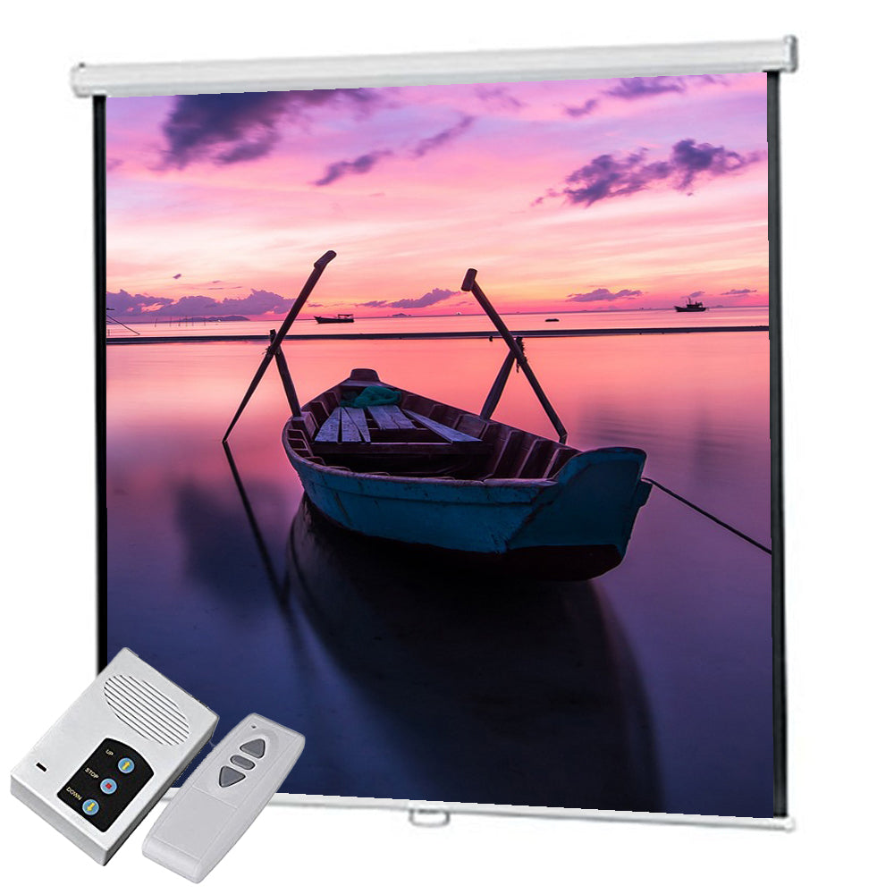 Projector Screen 72 inch Electric Motorised 6x6 Feet 1:1MW Speed-X.