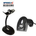 SPEED-X 8400 1D LASER HANDHELD BARCODE SCANNER (PLUG AND PLAY USB CABLE).