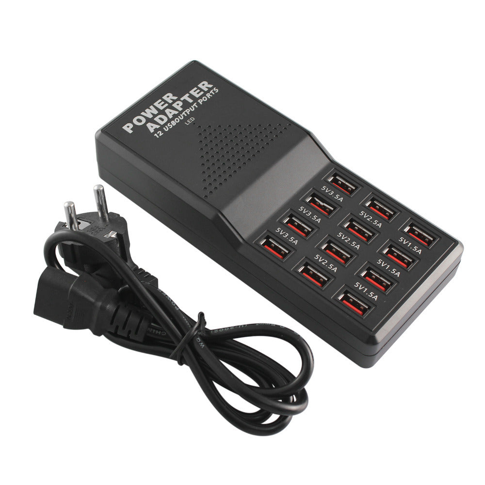 USB FAST CHARGER 12 PORT 12AMP W858.