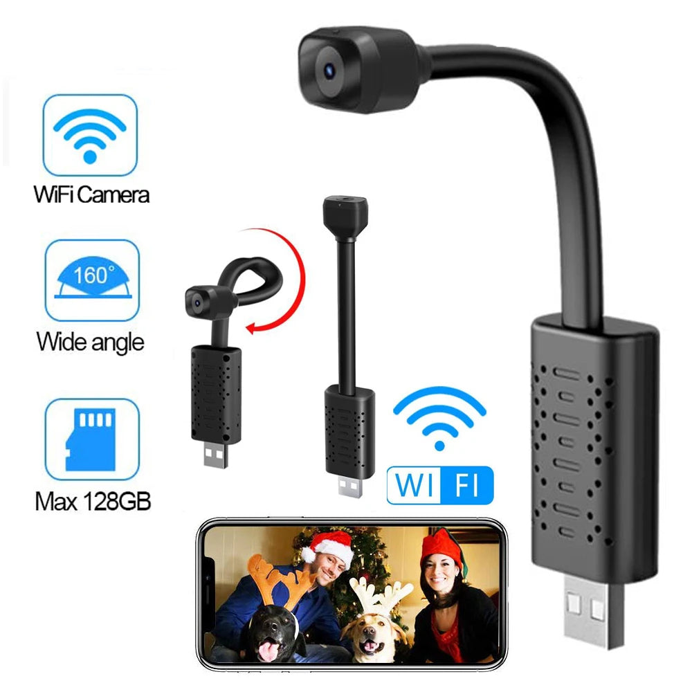 USB Gnoose Neck Wifi Camera V380 Pro App Hd 1080p 2mp.